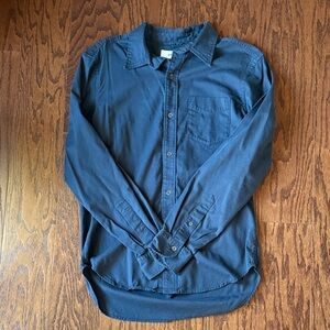 Buck Mason Navy Casual Button-Down Shirt